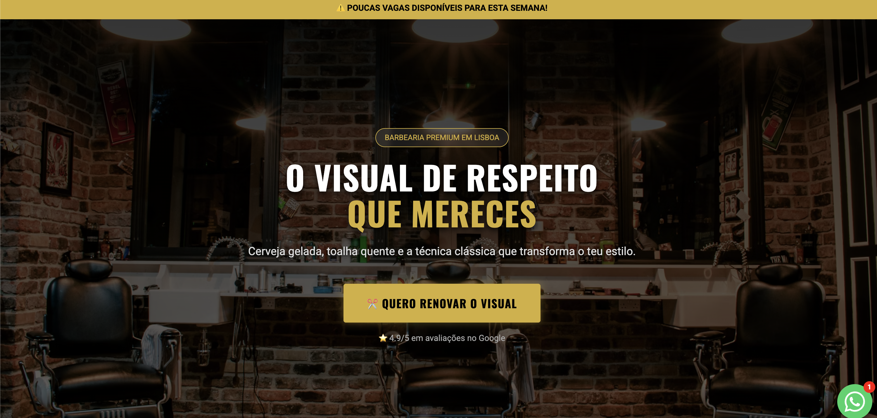 Site Barbearia